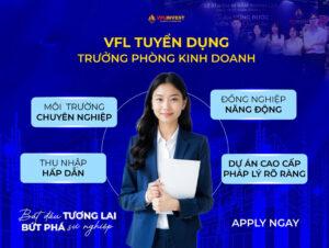 Tuyển Trưởng Phòng Kinh Doanh Bất Động Sản
