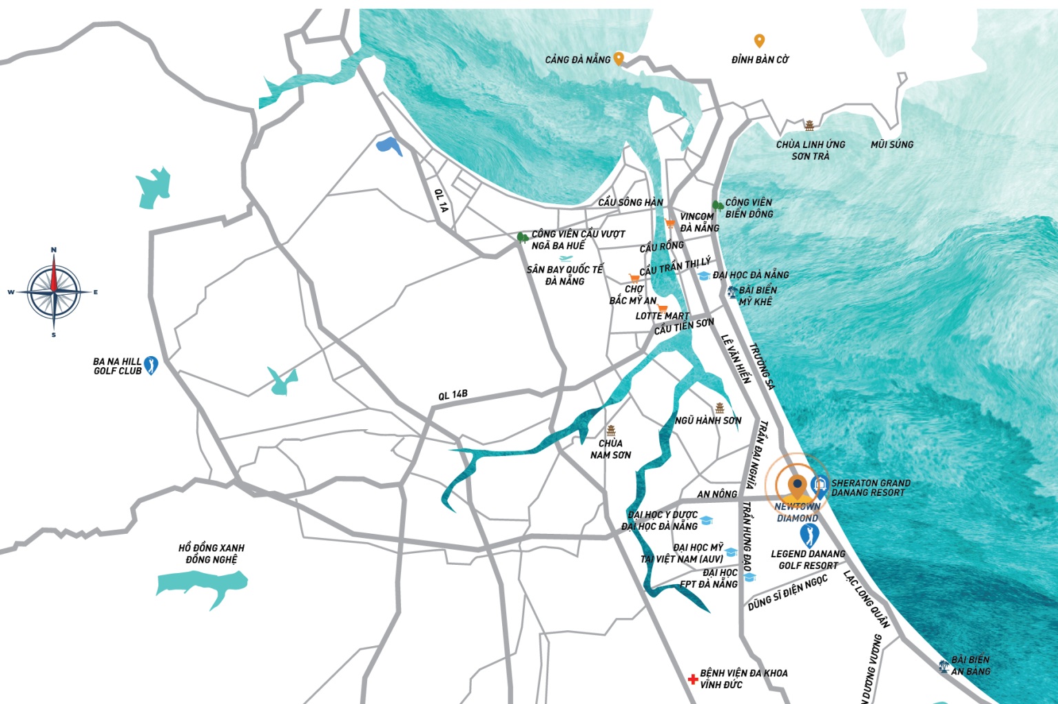 Newtown Legend Đà Nẵng Tận Hưởng Sống Sang Giữa Sân Golf Biển 1