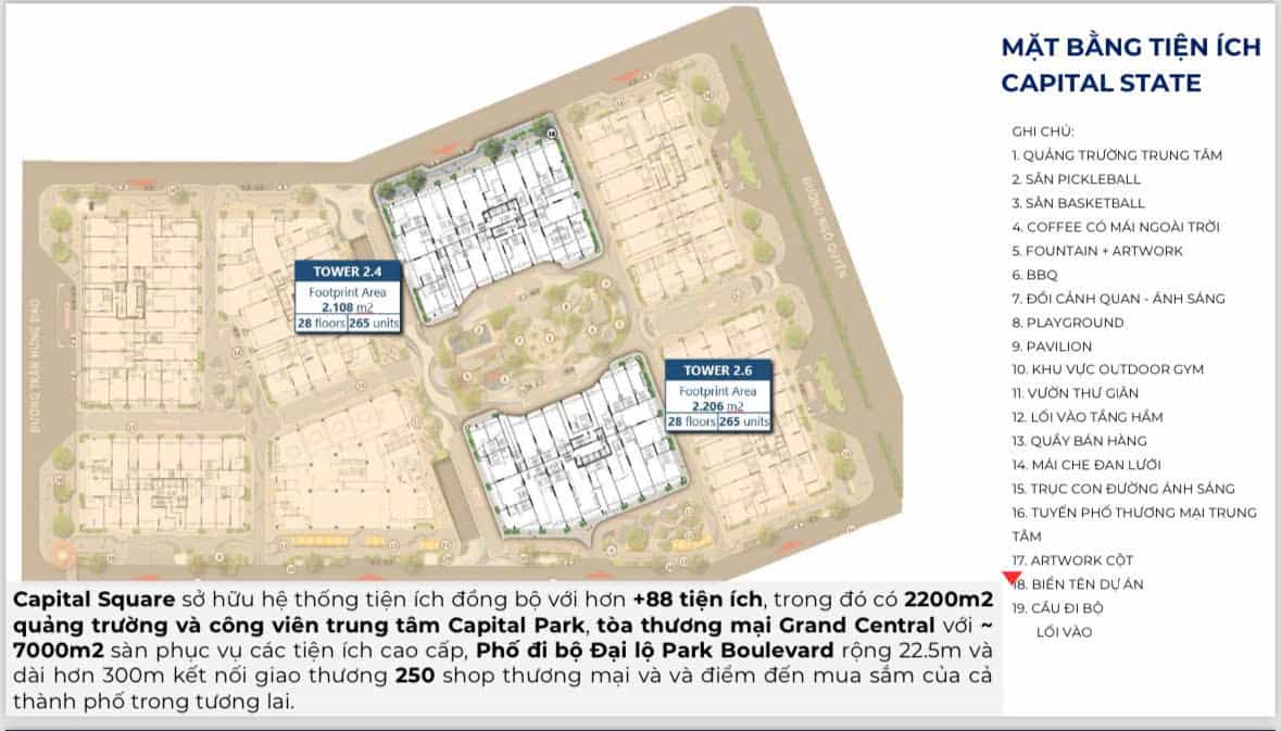Căn 2PN Capital Square Đà Nẵng Thiết kế thông minh tối ưu 1