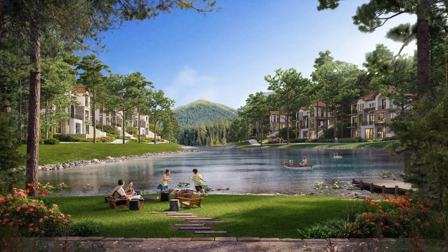 Queen Valley resort ở đâu? Chỉ 1 giờ về Hà Nội, cạnh sân golf. 2
